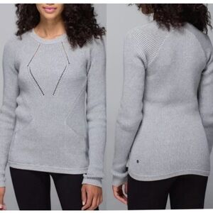 lululemon the sweater the better gray pullover sweater
